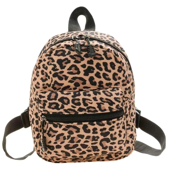 Women’s NEW Cheetah Print Super Mini 90s/Y2K Backpack Bag Purse, SML - NWT - Picture 3 of 4